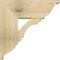 Ekena Millwork Olympic Traditional Rough Sawn Bracket w/ Offset Brace, Douglas Fir, 8"W x 20"D x 20"H BKT0806X20X20OLY01RDF - alternate 2